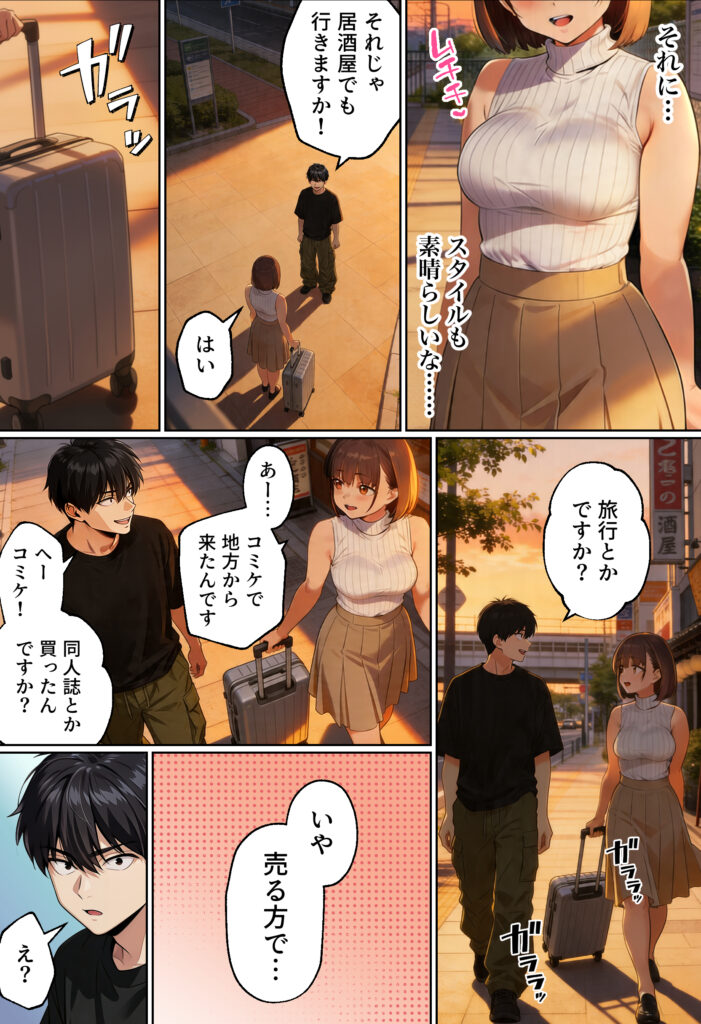 【実話】マチアプでコミケ帰りのムチムチ女エロ漫画家とマッチして、エロ漫画みたいなセックスした話www【実話本舗】 d_754245  無料 hitomi Hentai raw エロ漫画 サンプル 試し読み